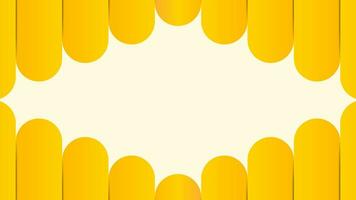 Abstract background with yellow geometric shapes as the main element. vector