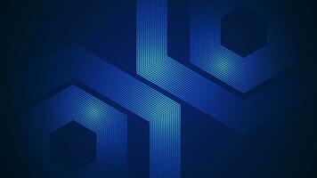 Dark blue simple abstract background with lines in a geometric style as the main element. vector