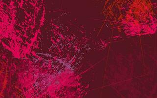 Abstract grunge texture splash paint red color background vector