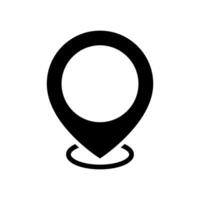 location vector icon. Point illustration sign. Position symbol. Place logo.