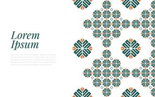 Colorful pattern on abstract background geometric mosaic in colorful ornament style. vector