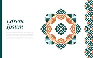 Colorful pattern on abstract background geometric mosaic in colorful ornament style. vector