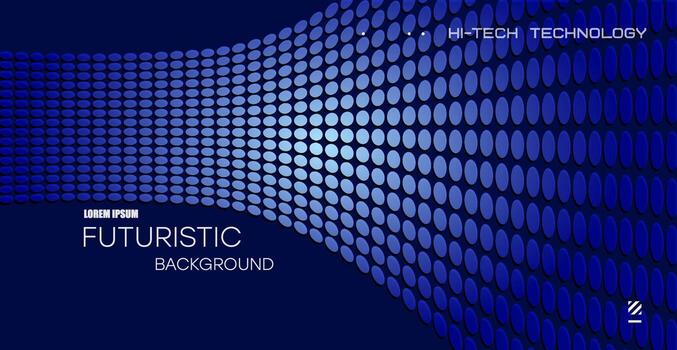 Abstract geometric halftone pattern. A sense of perspective bending, a sense of growth. Information page. Annual report. Landing page. vector