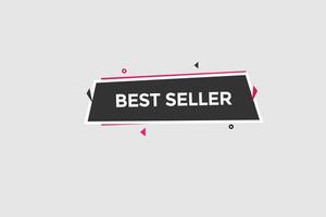 new best seller  modern, website, click button, level, sign, speech, bubble  banner, vector