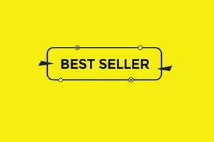 new best seller  modern, website, click button, level, sign, speech, bubble  banner, vector