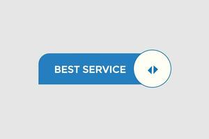 new best service modern, website, click button, level, sign, speech, bubble  banner, vector