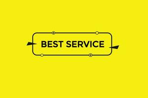 new best service modern, website, click button, level, sign, speech, bubble  banner, vector