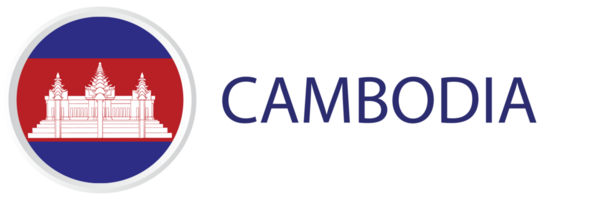 Cambodia flag in web button, button icons. png