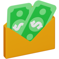 Salary 3d rendering isometric icon. png