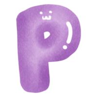 Cute alphabet color png