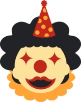 mano dibujado payaso png