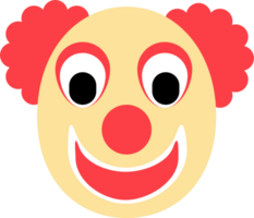 mano dibujado payaso png