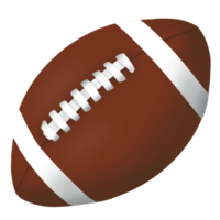 Brown rugby ball png