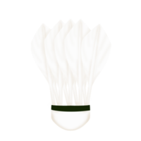 white and black shuttlecock png