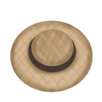 brun strand hatt png