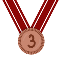 3:e pris- koppar medalj png