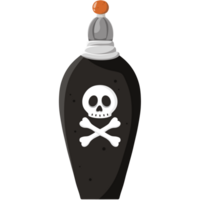 Halloween spell bottle png