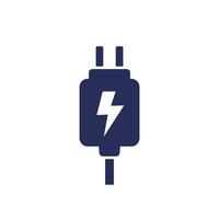 Mobile charger icon, vector sign