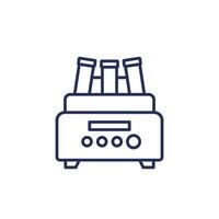 centrifuge machine line icon, lab equipment vector