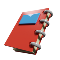 Back to School Preparation Education 3D rendering icon png