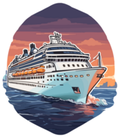 Embark on a Journey of a Lifetime Exploring the Beauty of Cruise Ships AI Generative png
