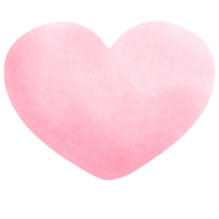 illustration de coeur rose png