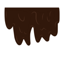 Melting chocolate liquid png