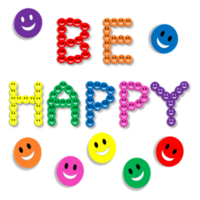 BE HAPPY smile face smile emoji png