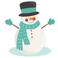 schattig sneeuwman clip art klem kunst schattig sneeuwman clip art png