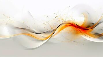 Abstract white background with smooth lines. photo