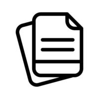 Document Icon Vector Symbol Design Illustration