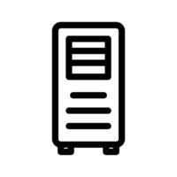 Computer Case Icon Vector Symbol Design Illustration