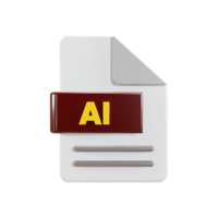 archivo formato 3d ui icono png