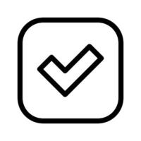 Checkbox Icon Vector Symbol Design Illustration