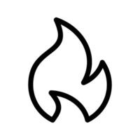 Fire Icon Vector Symbol Design Illustration