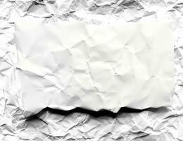 photo white crumpled paper texture background design space white tone