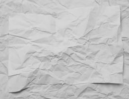 photo white crumpled paper texture background design space white tone