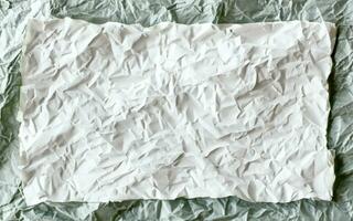 photo white crumpled paper texture background design space white tone