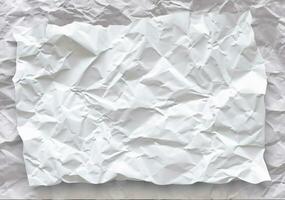 photo white crumpled paper texture background design space white tone