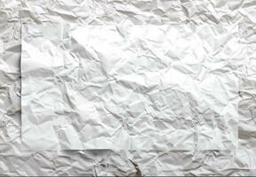 photo white crumpled paper texture background design space white tone