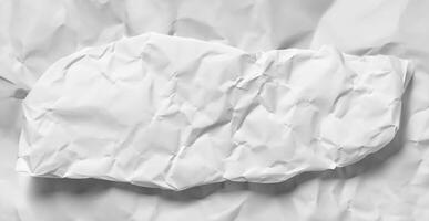 photo white crumpled paper texture background design space white tone