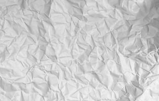 photo white crumpled paper texture background design space white tone