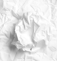 photo white crumpled paper texture background design space white tone