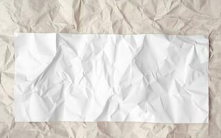 photo white crumpled paper texture background design space white tone