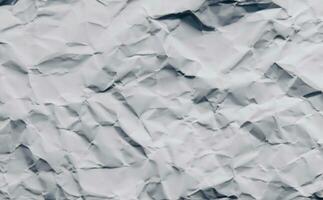 photo white crumpled paper texture background design space white tone