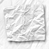 photo white crumpled paper texture background design space white tone