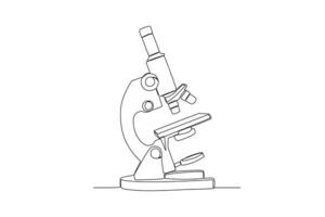 A laboratory monocular microscope vector