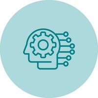 Machine Learning Vector Icon