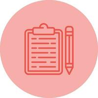 Clipboard with pencil Vector Icon