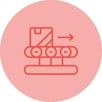 Conveyor Belt Vector Icon